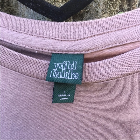 Flounce Ruffle Top/Pink/Size Large - Picture 2 of 5